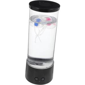 Vaguelly 1 Set LED Jellyfish Night Lamp Remote Control Aquarium Night Light for Bedroom Living Room Cozy Decoration Gentle Eye Caring Glow Present Option