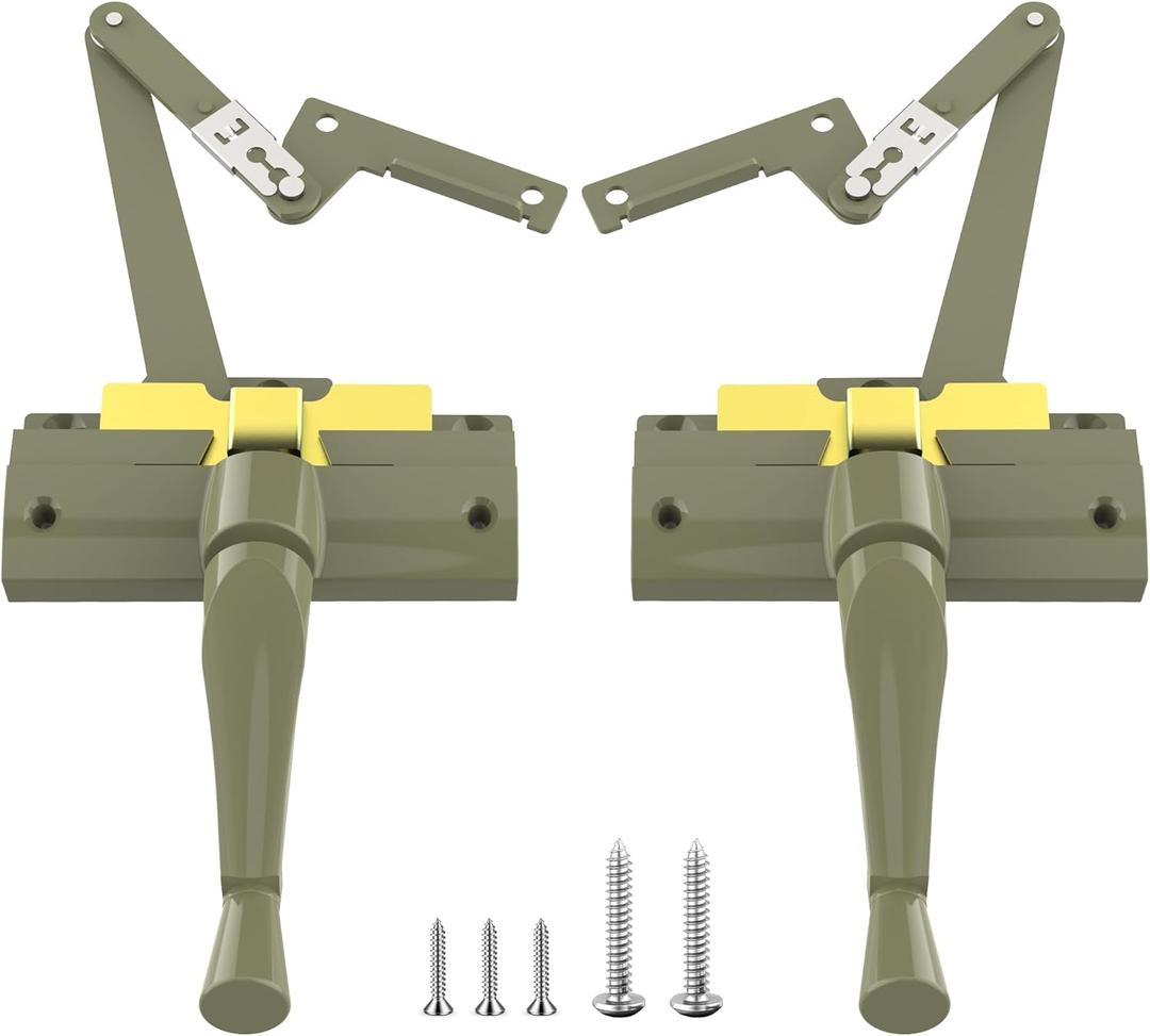 Split Arm Operator with Handle, Left and Right Hand Options, Compatible with Andersen A Series and 400 Series Perma-Shield Casement Windows from 1982 to 1995 Stone