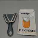 Jar Opener for Weak Hands & Seniors with Arthritis Easy Twist-Off Lid & Bottle Opener Ergonomic Non-Slip Handle, Unique Kitchen Gadget & Ideal Christmas Gift for Elderly, Women & Men (Gray)