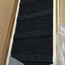 Dog Ramp for Bed - Foldable Small to Large Dog Ramp for Couch - 6 Adjustable Height from 12" to 24" - Stairs with High Traction Mat - Wooden Portable Ramp for Dogs to Get on Bed Couch Car Up to 200LBS