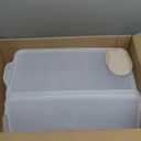 Clear Covered Egg Holder 3-Pack, Plastic Egg Storage for Refrigerator, Egg Tray Container with Lid, Fits 18 Eggs