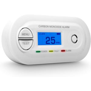 Fast Low Level CO Monitor by Forensics | Offices, Classrooms, Home, Retail | > 10ppm Display | 25ppm Alarm |