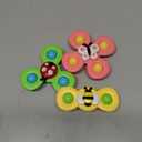3PCS Suction Cup Spinner Toys for 1 2 Year Old Boys Spinning Toys Baby Toys 12-18 Months Sensory Toys for Toddlers 1-3 Easter Basket Stuffers Gifts for 1 Year Old Girls