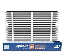 AprilAire 413 MERV 13 Replacement Whole-House Furnace Air Purifier Filter - 16x25x4 (1 Pack)