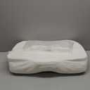 Toddler Pillow with Pillowcase, Breathable & Cozy Machine Washable Kids Pillow with Pillowcase, 21.6x13.8 Ergonomic Children Pillow for Boys and Girls Aged 6-12 (Blue, Height 3)