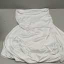 Spandex Oxford Skirt Chair Cover Set Suitable For Banquets, Comfortable Fit For 85 105 Cm Chairs(white 1pcs)