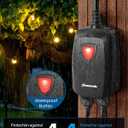 DEWENWILS Outdoor Dimmer for String Lights, 125V, 100FT Remote Control Range, Waterproof Plug- in Dimmer for Dimmable LED/Tungsten Bulbs