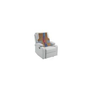 Sherpa Fleece Lumbar Support Pillow for Recliner,Memory Foam Recliner Cushions for Elderly,Soft & Fluffy Back Support Pillow for Recliner,Low Back Pain Relief Cushion