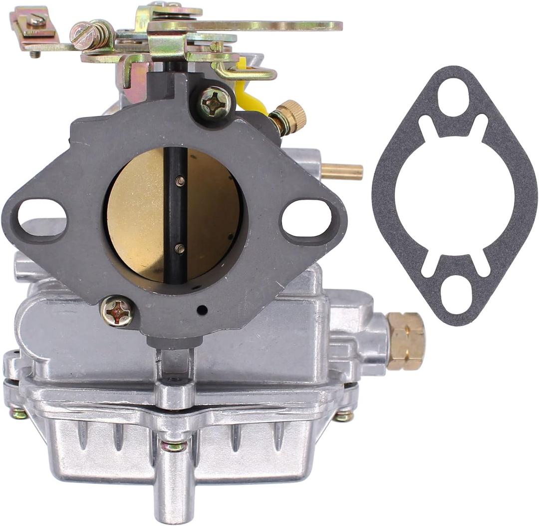 NewYall 6CYL Engine 1-Barrel Carb Carburetor with Gasket and Manual Choke for Ho-lley 1904 1908 1909 1920