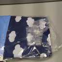 Baby Bassinet Sheets 4 Pack Compatible with ANGELBLISS, wayfong, Uuoeebb 4 in 1 Bedside and Papablic Baby Bassinet, Ultra Soft & Skin-Friendly, Washer & Dryer, 20" x 33" (Navy Blue Cloud)