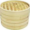 12" Bamboo Steamer Set