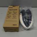 Cute Steering Wheel Cover for Women Men Leather Universal 15 inch,Black and White