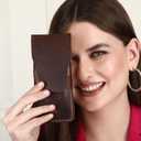 Leather Pen Case, Handmade Full Grain Organizer Pouch, Durable Protective Cover for Fountain Pens and Writing Tools (Brown)