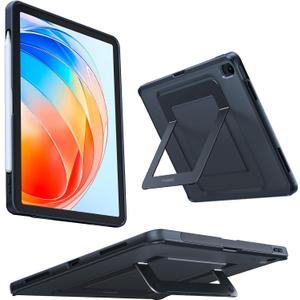 TORRAS for iPad Air 13 inch Case (M3 2025/ M2 2024), Ultra Stable Stand, Multiple Adjustable Viewing Angles, Slim Protective Kickstand with Pencil Holder, Black