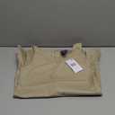 French Toast Girls' Pleated Hem Jumper with Ribbon (7, Khaki)