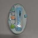 Fansidi Upgraded Baby Nail Trimmer Electric | Easy & Safe Baby Nail File, Precise 4-Stage Gentle Nail Buffer + Nail Clippers for Newborn to Toddler, with 18 Grinding Heads & Soft LED Light, Blue