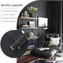 Dimoon 17.7''x236'' Peel and Stick Wallpaper Dark Grey Contact Paper for New Environmentally Friendly Materials Thickening Upgrade Embossed Renter Friendly Gray Wall Modern Vinyl Countertop Bedroom