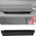 JeCar Grab Bar Tray for 2024+ Jeep Wrangler JL Gladiator JT Passenger Grab Handle Storage Organizer Interior Accessories (Black)