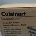 Cuisinart Griddler Indoor Grill, Panini Press, Sandwich Maker & More, 5-in-1 Grilling, Dishwasher-Safe Nonstick Cooking Plates, GR-4NNAS, Stainless Steel