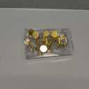 CHICTIE Gold Shower Curtain Hooks, Rustproof Shower Curtain Rings for Bathroom, Metal Shower Hooks for Shower Curtain Rod, Modern Decorative Shower Curtain Hangers Set of 12, Round Heavy Duty Design