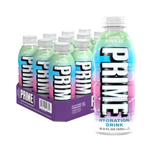 PRIME Hydration FUTURE FREEZE, Sports Drinks with Coconut Water, Electrolyte Enhanced to Replenish Fluids, Zero Added Sugar, B Vitamins, Antioxidants, Made with Natural Flavors, 16.9 Fl Oz 12 Pack (EXP 03/20/27)