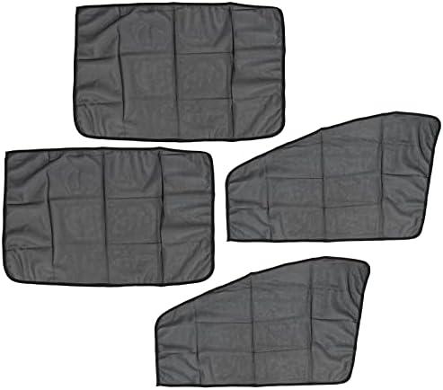 Car Sun Shade,4Pcs Magnet Sun Shade Side Window Sunshades Universal Car Side Front Rear Window Curtain