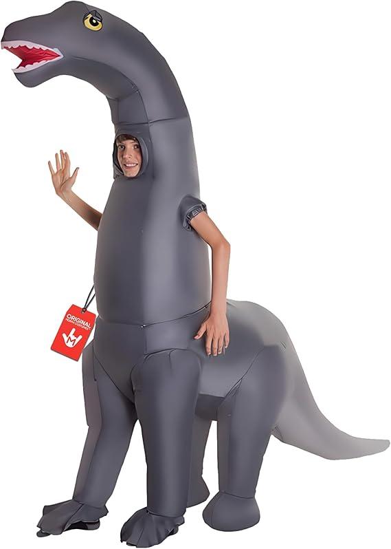 Morph Diplodocus Inflatable Costume, Inflatable Dinosaur Costume Adult, Blow Up Dinosaur Costume Adult, Blow Up Costumes for Adults