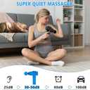 APHERMA Massage Gun, Muscle Massage Gun for Athletes Handheld Electric Deep Tissue Back Massager, Percussion Massage Device for Pain Relief with 30 Speed Levels 9 Heads Black