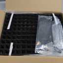 10 Packs Plant Protectors from Animals, 30Pcs 12"x 16" Large Metal Wire Mesh Garden Plant Cages for Outdoor Gardening, Chicken Wire Cloche Plant Cages for Rabbits with Zip Ties & Stakes(Black)