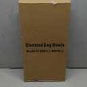 Jovrun Elevated Dog Bowls for Medium Size Dogs, Non-Slip Dog Feeder with 1*Stainless Steel Dishes & 1*Slow Feeder Bowl, 5 Heights Adjustable Raised Bowls to 3.15″-8.66″-9.84″-11.02″-12.2″