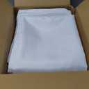 sancua 6 Pack White Tablecloth 60 x 102 Inch, Rectangle Table Cloth for 6 Feet Tables - Stain and Wrinkle Resistant Washable Polyester Table Cover for Dining Tables, Buffet Parties and Camping