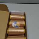 Tortoise 4 Cones of 3000 Yards Each Spool Thread for All Purpose, Serger, Overlock, Quilting, Sewing Machine - 100% Polyester - 40S/2 Ginger