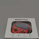Inesore for Airpods 4 Case with Lock,Compatible with Airpods 4 with Active Noise Cancellation Cases,Classic Cool Funny Game Console Air pods4 Case Cover for Men Boy with Cleaner Kit(Red)