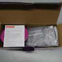 Portable Travel Steamer: 2-in-1 Mini Handheld Garment Steamer Iron - Fast 15s Heat Up & 5 Steam Settings - Large Ceramic Panel - Purple Pink Color - 110-120V Purple Pink