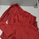 Prettygarden Wine Red One Sleeve Cocktail Dress, L