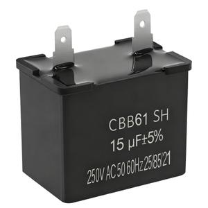 297286803 297286804 Refrigerator Run Capacitor 15uF 250VAC Replacement Compatible with Select Frigidaire Kenmore 253-Series Refrigerators Freezers, Replaces 218909915 216985001, Verify Size & Terminal