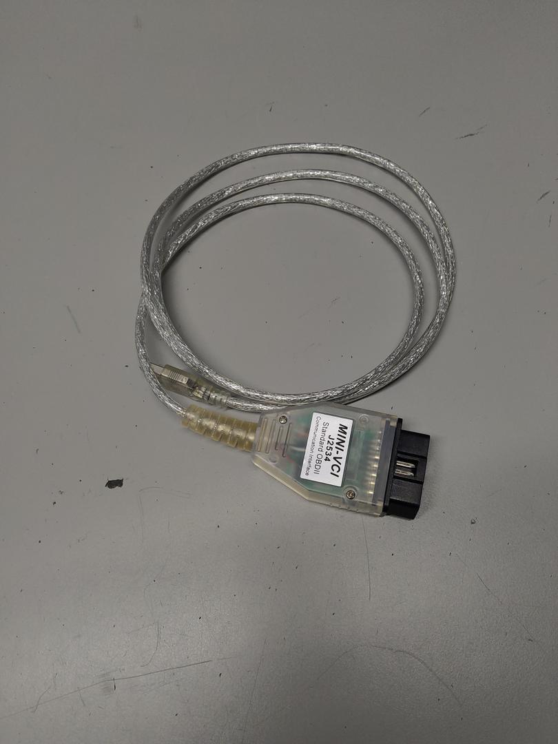 Mini for VCI J2534 Cable V18.00.008 Latest Version, OBD2 Connector Scanner Adapter Fit for TIS Techstream Programming Diagnostic Cable, Support Win XP WIN7 WIN10