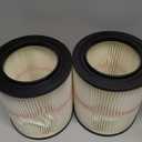 17816 Filter for Craftsman Shop Vac 9-17816 Wet Dry Vac, Replacement Red Stripe Cartridge Filter Compatible with Craftsman 5/6/8/12/16/32 Gallon and Larger Vacuum Cleaner, 2 Pack