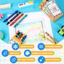 Watersay 28 Packs 6 Colors Crayons Bulk Back to School Crayons Bright Color Individual Packs Assorted Colors Art Set for School Supplies