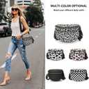 Crossbody Bags for Women Large Crossbody Bag Valentine Gift Checkered Bum Bag Fanny Pack Mom Bag Travel Purse Nylon (Beige)