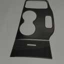 JeCar Gear Shift Panel Trim Cover Kit Interior Accessories for 2014-2015 Jeep Grand Cherokee WK2, Carbon Fiber Finish