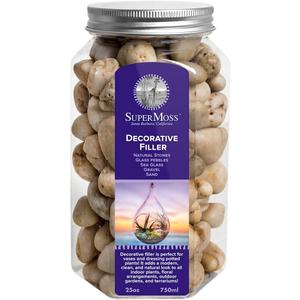 SuperMoss Decorative Stones, White, 22 oz./1-2"