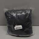 Table Skirts for Rectangle Tables 6ft - One-Piece Black Tablecloths and Skirt, Wrinkle Resistant Ruffles Elastic Cover for Banquets, Weddings, Events, Parties (72" x 30" (Rectangular)) Black