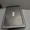 High Sided,XL Stainless Steel Cat Litter Box with Metal Lid,10.24 inch Tall