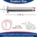 12004119 Dishwasher Door Spring and Cable Kit,Cord Length 11.6 Inch,Include 00754866 kit,Replace AP5953108 PS10061222,Compatible with Bos-ch Dishwasher Parts SHE,SHX,SHP Series