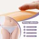 Silicone Hip Pads Adhesive for Women - Reusable Butt Lift Enhancer Pads, Sticky Buttocks Enhancer(2 Pieces) (Beige, L)