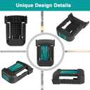 2 Pack USB Charger Adapter Compatible with Dewalt 20V Battery with USB Socket & Type-C Fast Charging (Adapter Only, Not Made in Dewalt)