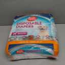 Simple Solution Disposable Dog Diapers, Female Dog Diapers, Puppy Potty Training, Incontinence and Heat Cycle Protection, Large Diapers for Dogs, 18-27 Inch Waist, 30 Count