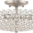 Livex Lighting 3 Lt Brushed Nickel Ceiling Mount (16"L x 16"W x 6.25"H)