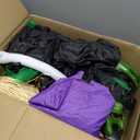 6ft Outdoor Large Inflatable Advent Wreath Blow up Decor with 4 Candles & LED Lights, Pre Filled Sandbags & Blower for Christmas Yard, Church, Lawn Decoration